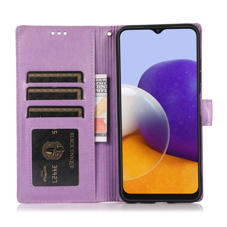 Skin Feel Embossed Sunflower Horizontal Flip Leather Case with Holder & Card Slots & Wallet & Lanyard, For Samsung Galaxy A22 5G, For Samsung Galaxy A51