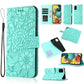 Skin Feel Embossed Sunflower Horizontal Flip Leather Case with Holder & Card Slots & Wallet & Lanyard, For Samsung Galaxy A22 5G, For Samsung Galaxy A51