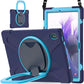 Silicone + PC Protective Case with Holder & Shoulder Strap, For Samsung Galaxy Tab S7 FE T730