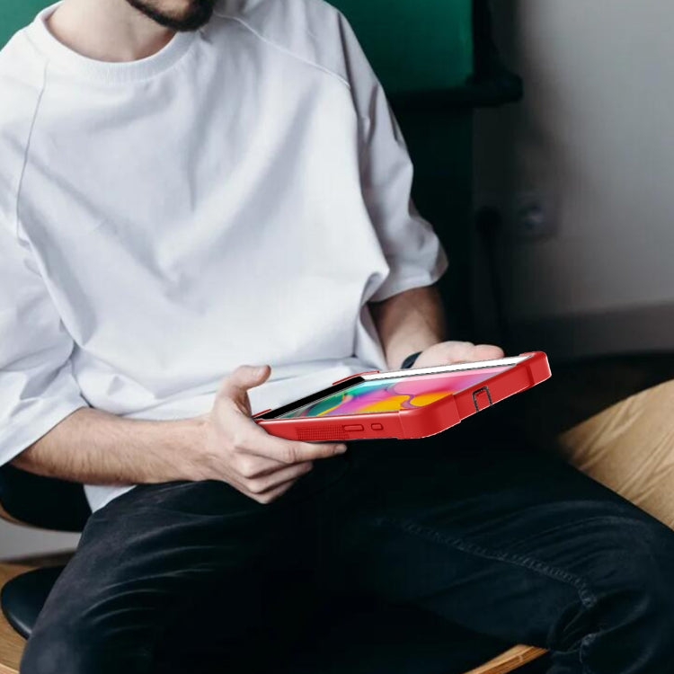 Silicone + PC Shockproof Protective Case with Holder, For Samsung Galaxy Tab A 8.0 2019, For Samsung Galaxy Tab A 8.4(2020), For Samsung Galaxy Tab A7 Lite T225/T220, For Samsung Galaxy Tab S6 Lite, For Samsung Galaxy Tab S7 FE�������������������������...