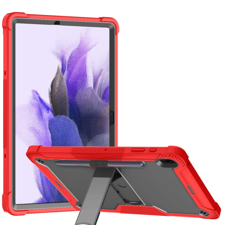 Silicone + PC Shockproof Protective Case with Holder, For Samsung Galaxy Tab A 8.0 2019, For Samsung Galaxy Tab A 8.4(2020), For Samsung Galaxy Tab A7 Lite T225/T220, For Samsung Galaxy Tab S6 Lite, For Samsung Galaxy Tab S7 FE�������������������������...