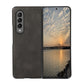 Two-color Cowhide Texture PU Shockproof Protective Case, For Samsung Galaxy Z Fold3 5G