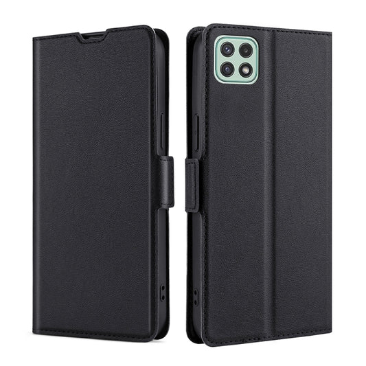 Ultra-thin Voltage Side Buckle PU + TPU Horizontal Flip Leather Case with Holder & Card Slot, For Samsung Galaxy A22 5G, For Samsung Galaxy F52 5G, For Samsung Galaxy M12 / F12, For Samsung Galaxy S21, For Samsung Galaxy S21+