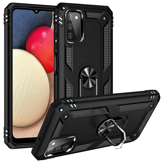 Shockproof TPU + PC Protective Case with 360 Degree Rotating Holder, For Samsung Galaxy A03s 166mm Version, For Samsung Galaxy A03s 166mm Version 166mm 版