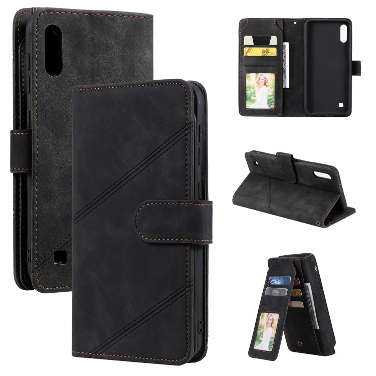 Skin Feel Business Horizontal Flip PU Leather Case with Holder & Multi-Card Slots & Wallet & Lanyard & Photo Frame, For Samsung Galaxy A10 / M10, For Samsung Galaxy A20 / A30, For Samsung Galaxy A32 4G, For Samsung Galaxy A50���������������������������...