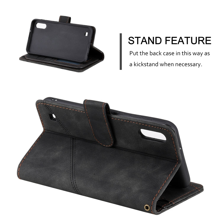 Skin Feel Business Horizontal Flip PU Leather Case with Holder & Multi-Card Slots & Wallet & Lanyard & Photo Frame, For Samsung Galaxy A10 / M10, For Samsung Galaxy A20 / A30, For Samsung Galaxy A32 4G, For Samsung Galaxy A50���������������������������...