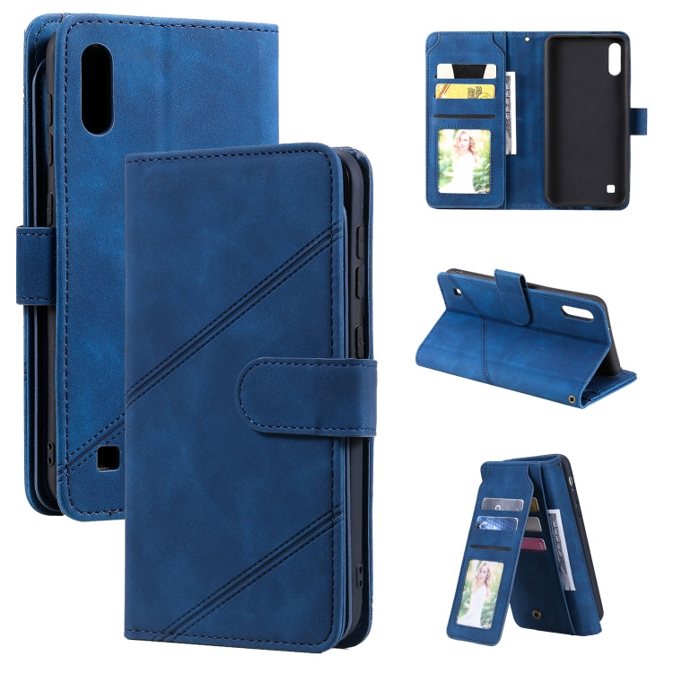 Skin Feel Business Horizontal Flip PU Leather Case with Holder & Multi-Card Slots & Wallet & Lanyard & Photo Frame, For Samsung Galaxy A10 / M10, For Samsung Galaxy A20 / A30, For Samsung Galaxy A32 4G, For Samsung Galaxy A50���������������������������...