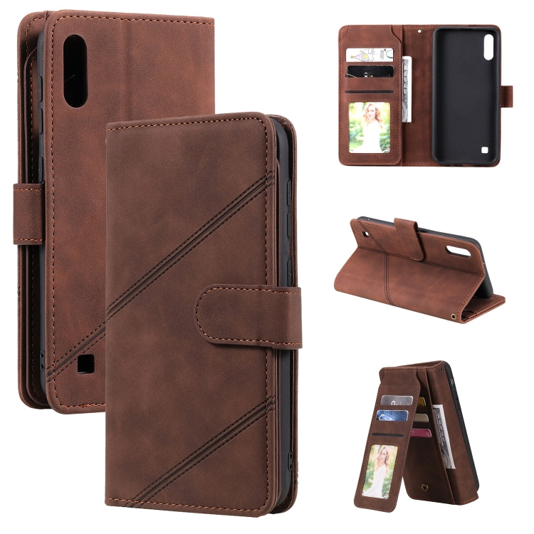 Skin Feel Business Horizontal Flip PU Leather Case with Holder & Multi-Card Slots & Wallet & Lanyard & Photo Frame, For Samsung Galaxy A10 / M10, For Samsung Galaxy A20 / A30, For Samsung Galaxy A32 4G, For Samsung Galaxy A50���������������������������...