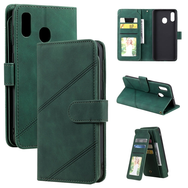 Skin Feel Business Horizontal Flip PU Leather Case with Holder & Multi-Card Slots & Wallet & Lanyard & Photo Frame, For Samsung Galaxy A10 / M10, For Samsung Galaxy A20 / A30, For Samsung Galaxy A32 4G, For Samsung Galaxy A50���������������������������...