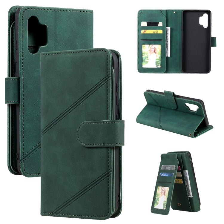 Skin Feel Business Horizontal Flip PU Leather Case with Holder & Multi-Card Slots & Wallet & Lanyard & Photo Frame, For Samsung Galaxy A10 / M10, For Samsung Galaxy A20 / A30, For Samsung Galaxy A32 4G, For Samsung Galaxy A50���������������������������...