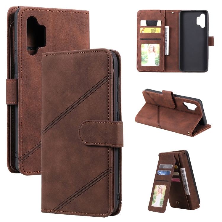 Skin Feel Business Horizontal Flip PU Leather Case with Holder & Multi-Card Slots & Wallet & Lanyard & Photo Frame, For Samsung Galaxy A10 / M10, For Samsung Galaxy A20 / A30, For Samsung Galaxy A32 4G, For Samsung Galaxy A50���������������������������...