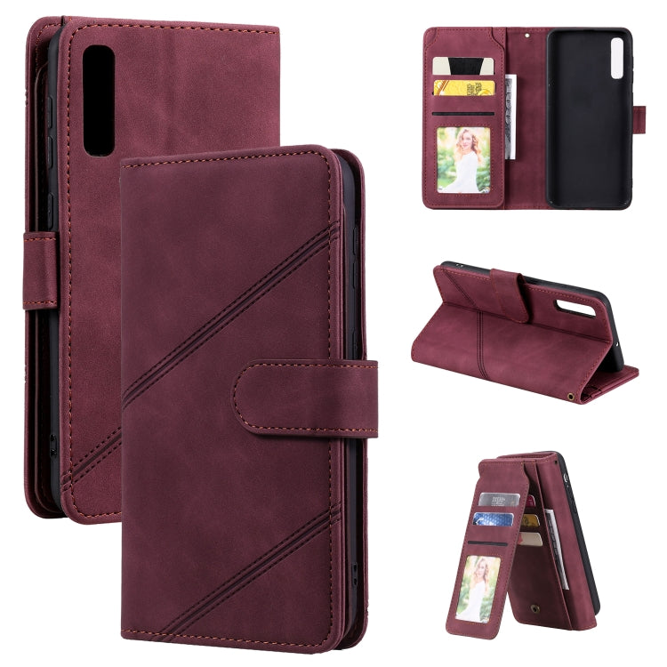 Skin Feel Business Horizontal Flip PU Leather Case with Holder & Multi-Card Slots & Wallet & Lanyard & Photo Frame, For Samsung Galaxy A10 / M10, For Samsung Galaxy A20 / A30, For Samsung Galaxy A32 4G, For Samsung Galaxy A50���������������������������...