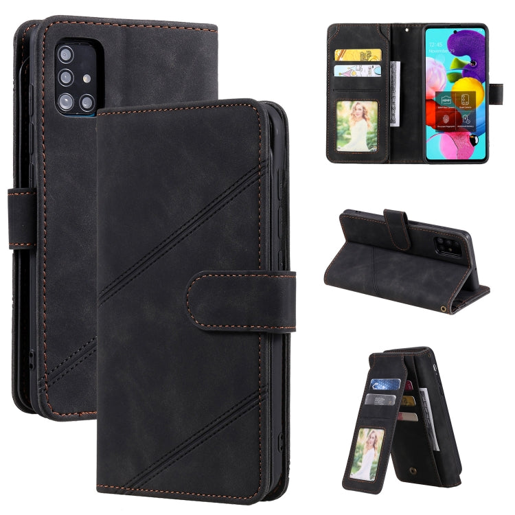 Skin Feel Business Horizontal Flip PU Leather Case with Holder & Multi-Card Slots & Wallet & Lanyard & Photo Frame, For Samsung Galaxy A10 / M10, For Samsung Galaxy A20 / A30, For Samsung Galaxy A32 4G, For Samsung Galaxy A50���������������������������...