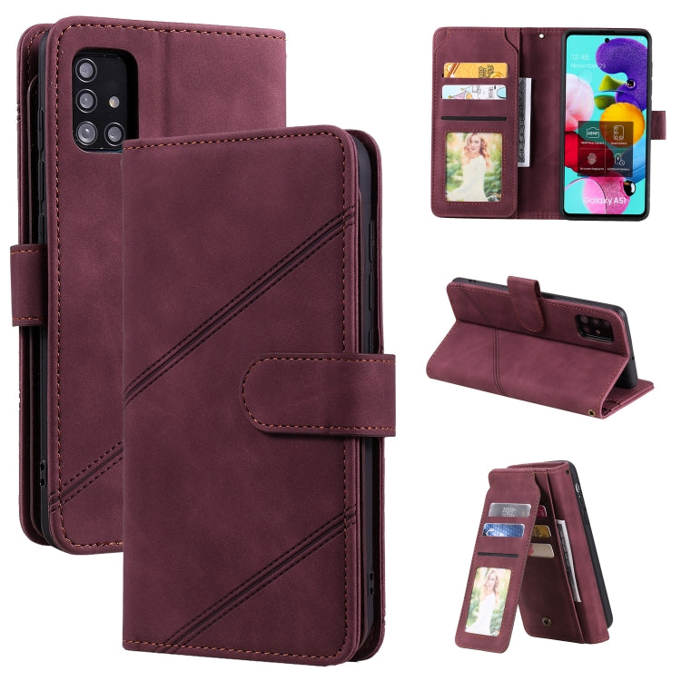 Skin Feel Business Horizontal Flip PU Leather Case with Holder & Multi-Card Slots & Wallet & Lanyard & Photo Frame, For Samsung Galaxy A10 / M10, For Samsung Galaxy A20 / A30, For Samsung Galaxy A32 4G, For Samsung Galaxy A50���������������������������...