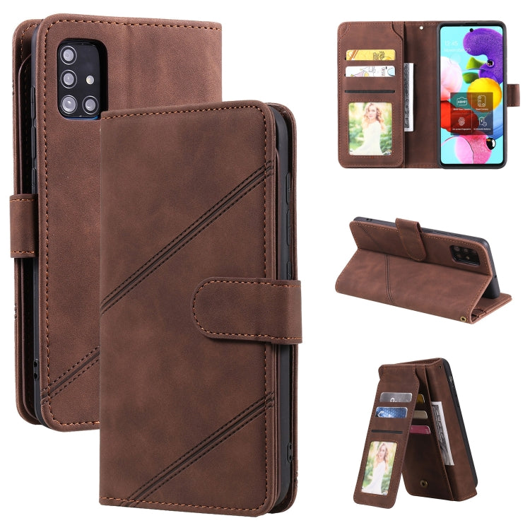 Skin Feel Business Horizontal Flip PU Leather Case with Holder & Multi-Card Slots & Wallet & Lanyard & Photo Frame, For Samsung Galaxy A10 / M10, For Samsung Galaxy A20 / A30, For Samsung Galaxy A32 4G, For Samsung Galaxy A50���������������������������...