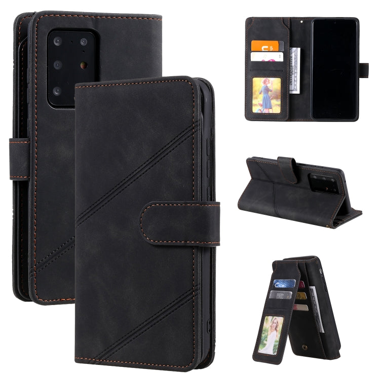 Skin Feel Business Horizontal Flip PU Leather Case with Holder & Multi-Card Slots & Wallet & Lanyard & Photo Frame, For Samsung Galaxy A10 / M10, For Samsung Galaxy A20 / A30, For Samsung Galaxy A32 4G, For Samsung Galaxy A50���������������������������...