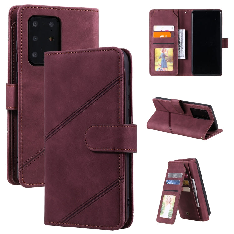 Skin Feel Business Horizontal Flip PU Leather Case with Holder & Multi-Card Slots & Wallet & Lanyard & Photo Frame, For Samsung Galaxy A10 / M10, For Samsung Galaxy A20 / A30, For Samsung Galaxy A32 4G, For Samsung Galaxy A50���������������������������...