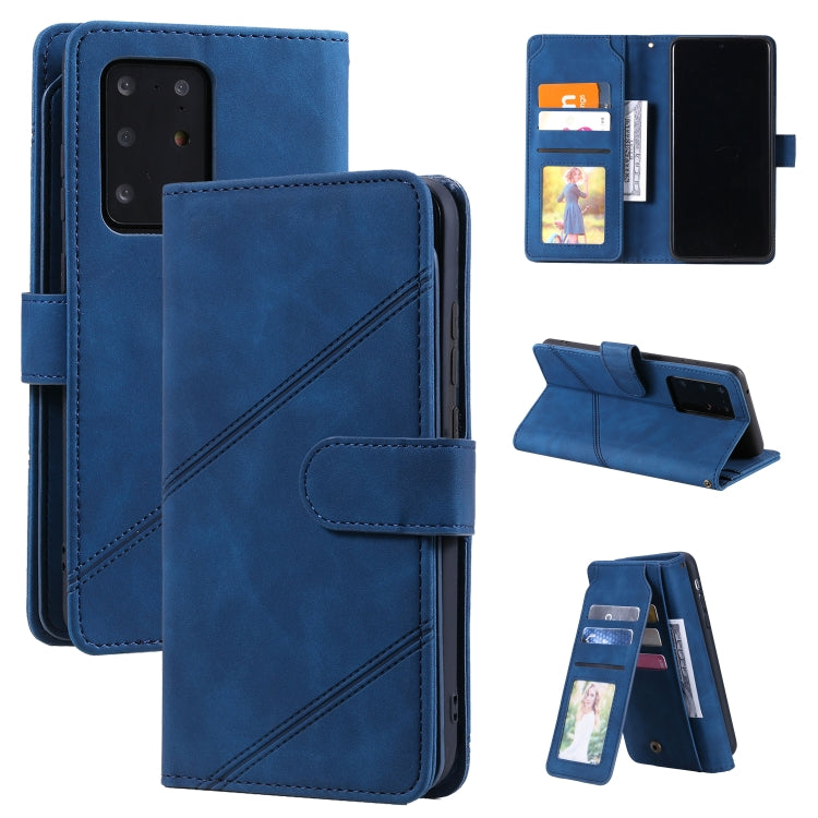 Skin Feel Business Horizontal Flip PU Leather Case with Holder & Multi-Card Slots & Wallet & Lanyard & Photo Frame, For Samsung Galaxy A10 / M10, For Samsung Galaxy A20 / A30, For Samsung Galaxy A32 4G, For Samsung Galaxy A50���������������������������...