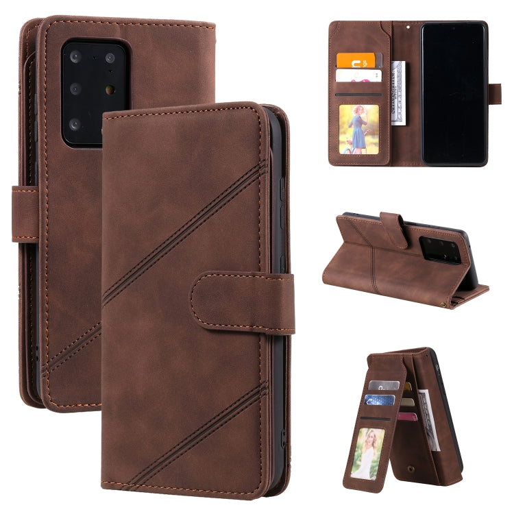 Skin Feel Business Horizontal Flip PU Leather Case with Holder & Multi-Card Slots & Wallet & Lanyard & Photo Frame, For Samsung Galaxy A10 / M10, For Samsung Galaxy A20 / A30, For Samsung Galaxy A32 4G, For Samsung Galaxy A50���������������������������...