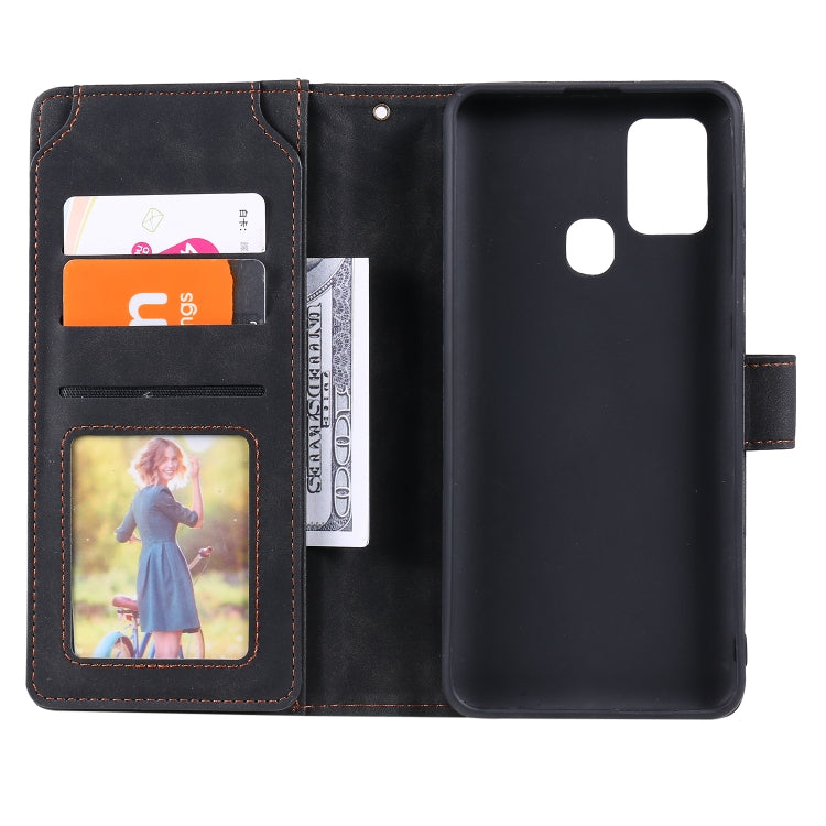 Skin Feel Business Horizontal Flip PU Leather Case with Holder & Multi-Card Slots & Wallet & Lanyard & Photo Frame, For Samsung Galaxy A21s, For Samsung Galaxy A40, For Samsung Galaxy A20e, For Samsung Galaxy A70, For Samsung Galaxy Note10+������������...