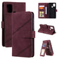 Skin Feel Business Horizontal Flip PU Leather Case with Holder & Multi-Card Slots & Wallet & Lanyard & Photo Frame, For Samsung Galaxy A21s, For Samsung Galaxy A40, For Samsung Galaxy A20e, For Samsung Galaxy A70, For Samsung Galaxy Note10+������������...