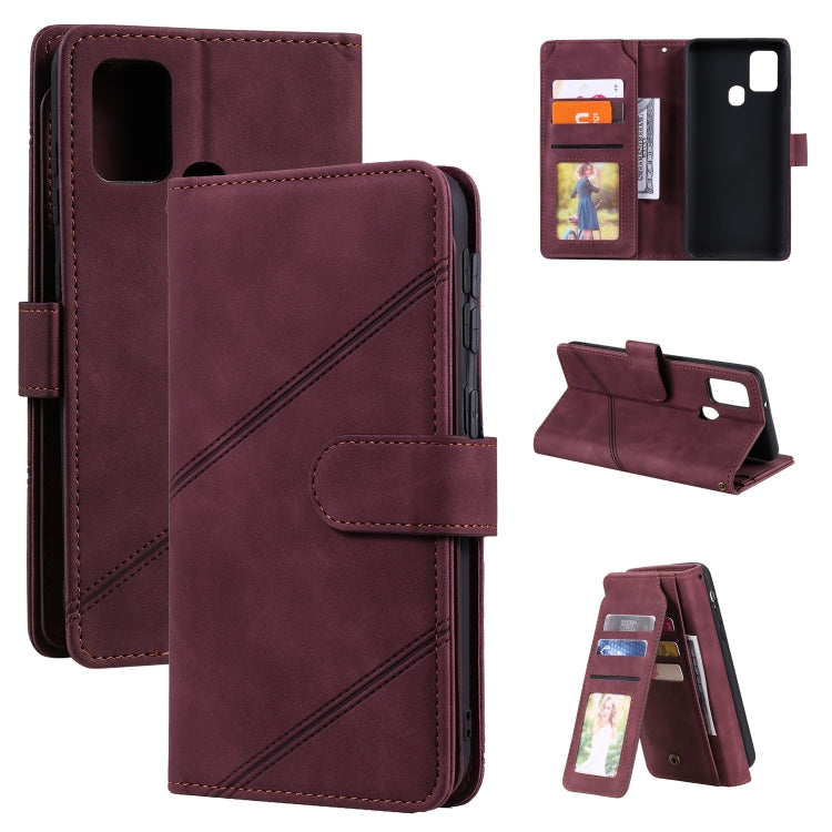 Skin Feel Business Horizontal Flip PU Leather Case with Holder & Multi-Card Slots & Wallet & Lanyard & Photo Frame, For Samsung Galaxy A21s, For Samsung Galaxy A40, For Samsung Galaxy A20e, For Samsung Galaxy A70, For Samsung Galaxy Note10+������������...