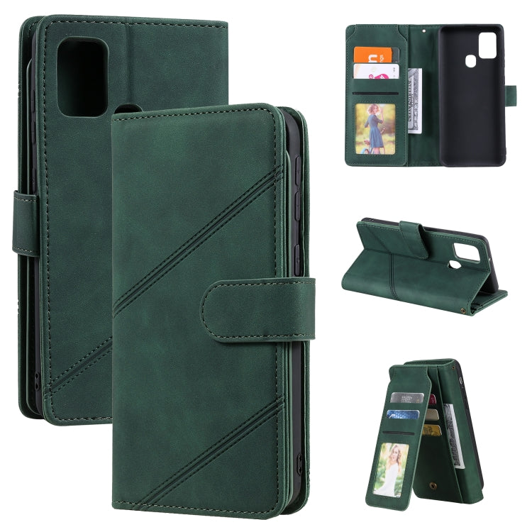 Skin Feel Business Horizontal Flip PU Leather Case with Holder & Multi-Card Slots & Wallet & Lanyard & Photo Frame, For Samsung Galaxy A21s, For Samsung Galaxy A40, For Samsung Galaxy A20e, For Samsung Galaxy A70, For Samsung Galaxy Note10+������������...