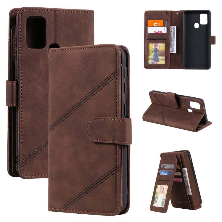Skin Feel Business Horizontal Flip PU Leather Case with Holder & Multi-Card Slots & Wallet & Lanyard & Photo Frame, For Samsung Galaxy A21s, For Samsung Galaxy A40, For Samsung Galaxy A20e, For Samsung Galaxy A70, For Samsung Galaxy Note10+������������...