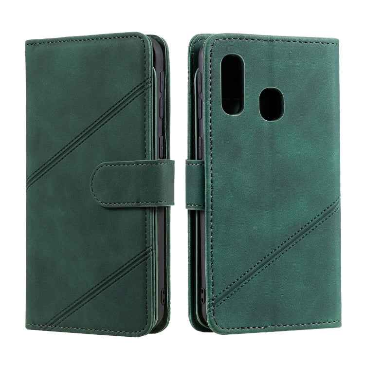 Skin Feel Business Horizontal Flip PU Leather Case with Holder & Multi-Card Slots & Wallet & Lanyard & Photo Frame, For Samsung Galaxy A21s, For Samsung Galaxy A40, For Samsung Galaxy A20e, For Samsung Galaxy A70, For Samsung Galaxy Note10+������������...