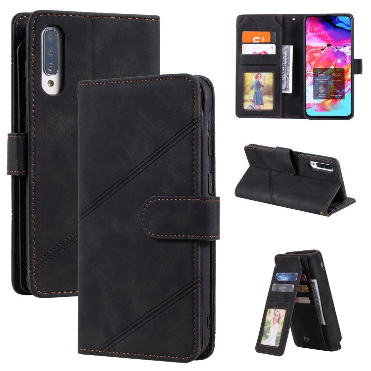 Skin Feel Business Horizontal Flip PU Leather Case with Holder & Multi-Card Slots & Wallet & Lanyard & Photo Frame, For Samsung Galaxy A21s, For Samsung Galaxy A40, For Samsung Galaxy A20e, For Samsung Galaxy A70, For Samsung Galaxy Note10+������������...