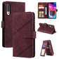 Skin Feel Business Horizontal Flip PU Leather Case with Holder & Multi-Card Slots & Wallet & Lanyard & Photo Frame, For Samsung Galaxy A21s, For Samsung Galaxy A40, For Samsung Galaxy A20e, For Samsung Galaxy A70, For Samsung Galaxy Note10+������������...