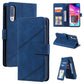Skin Feel Business Horizontal Flip PU Leather Case with Holder & Multi-Card Slots & Wallet & Lanyard & Photo Frame, For Samsung Galaxy A21s, For Samsung Galaxy A40, For Samsung Galaxy A20e, For Samsung Galaxy A70, For Samsung Galaxy Note10+������������...