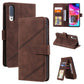 Skin Feel Business Horizontal Flip PU Leather Case with Holder & Multi-Card Slots & Wallet & Lanyard & Photo Frame, For Samsung Galaxy A21s, For Samsung Galaxy A40, For Samsung Galaxy A20e, For Samsung Galaxy A70, For Samsung Galaxy Note10+������������...