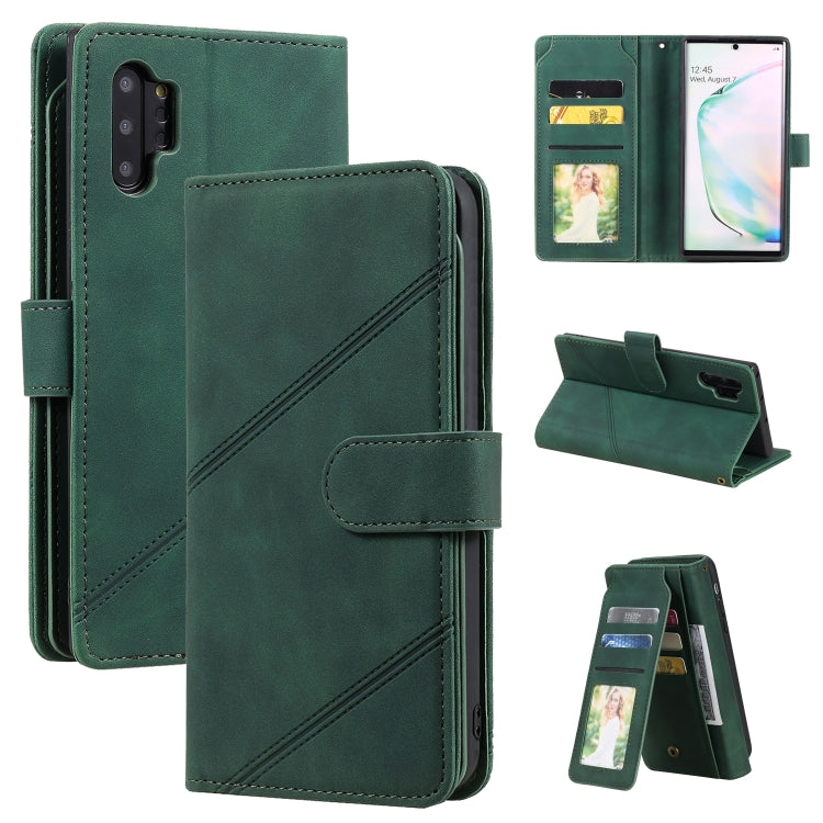 Skin Feel Business Horizontal Flip PU Leather Case with Holder & Multi-Card Slots & Wallet & Lanyard & Photo Frame, For Samsung Galaxy A21s, For Samsung Galaxy A40, For Samsung Galaxy A20e, For Samsung Galaxy A70, For Samsung Galaxy Note10+������������...