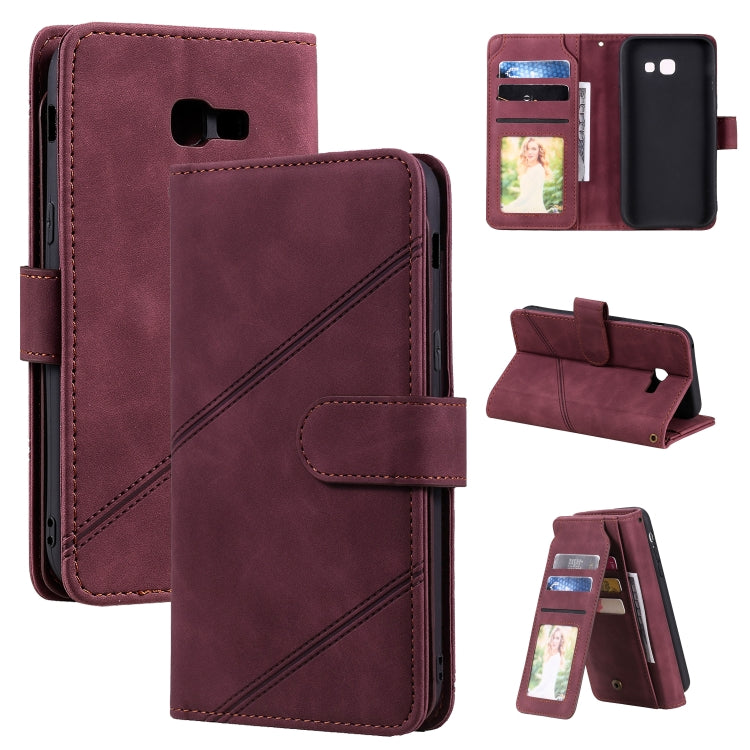 Skin Feel Business Horizontal Flip PU Leather Case with Holder & Multi-Card Slots & Wallet & Lanyard & Photo Frame, For Samsung Galaxy A21s, For Samsung Galaxy A40, For Samsung Galaxy A20e, For Samsung Galaxy A70, For Samsung Galaxy Note10+������������...