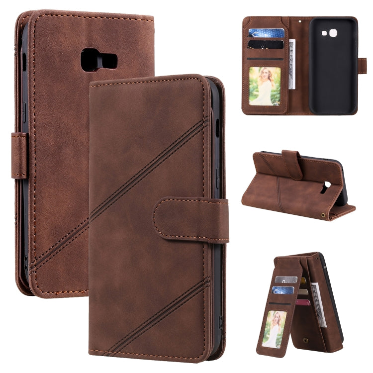 Skin Feel Business Horizontal Flip PU Leather Case with Holder & Multi-Card Slots & Wallet & Lanyard & Photo Frame, For Samsung Galaxy A21s, For Samsung Galaxy A40, For Samsung Galaxy A20e, For Samsung Galaxy A70, For Samsung Galaxy Note10+������������...