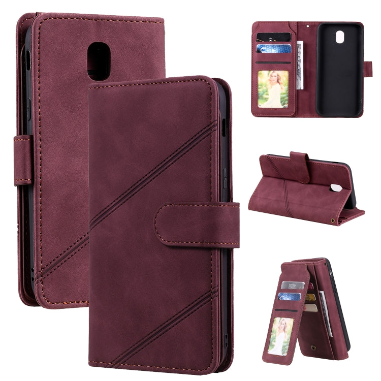 Skin Feel Business Horizontal Flip PU Leather Case with Holder & Multi-Card Slots & Wallet & Lanyard & Photo Frame, For Samsung Galaxy A21s, For Samsung Galaxy A40, For Samsung Galaxy A20e, For Samsung Galaxy A70, For Samsung Galaxy Note10+������������...