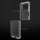 Shock-resistant Transparent Acrylic TPU Protective Case, For Samsung Galaxy Z Flip3 5G