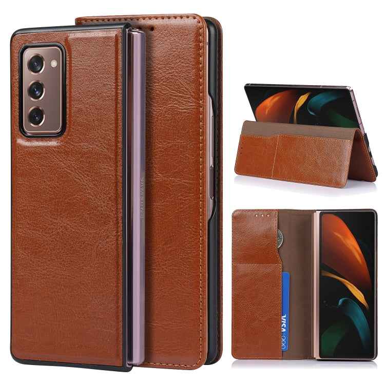 2 In 1 Crazy Horse Texture Split Horizontal Flip Leather Case with Holder & Card Slot