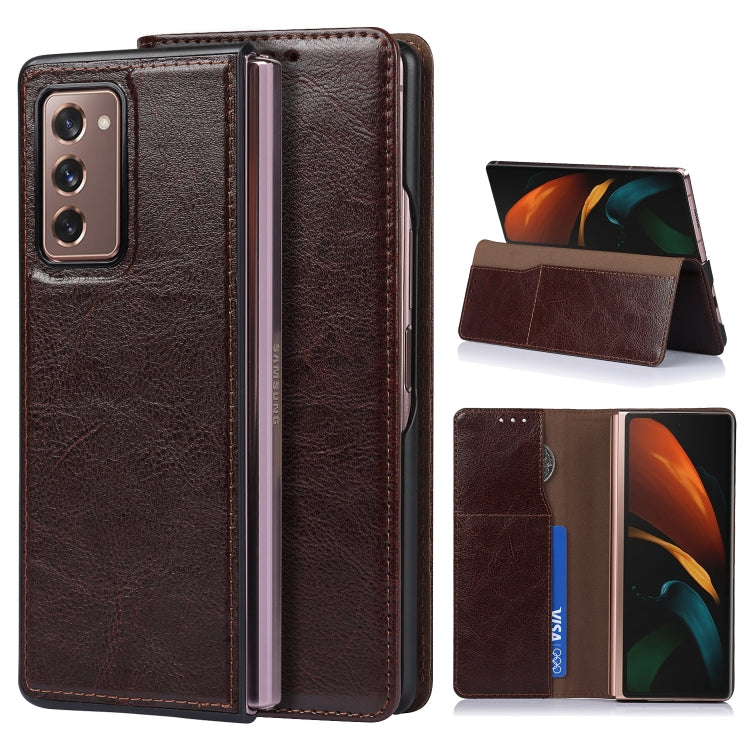 2 In 1 Crazy Horse Texture Split Horizontal Flip Leather Case with Holder & Card Slot