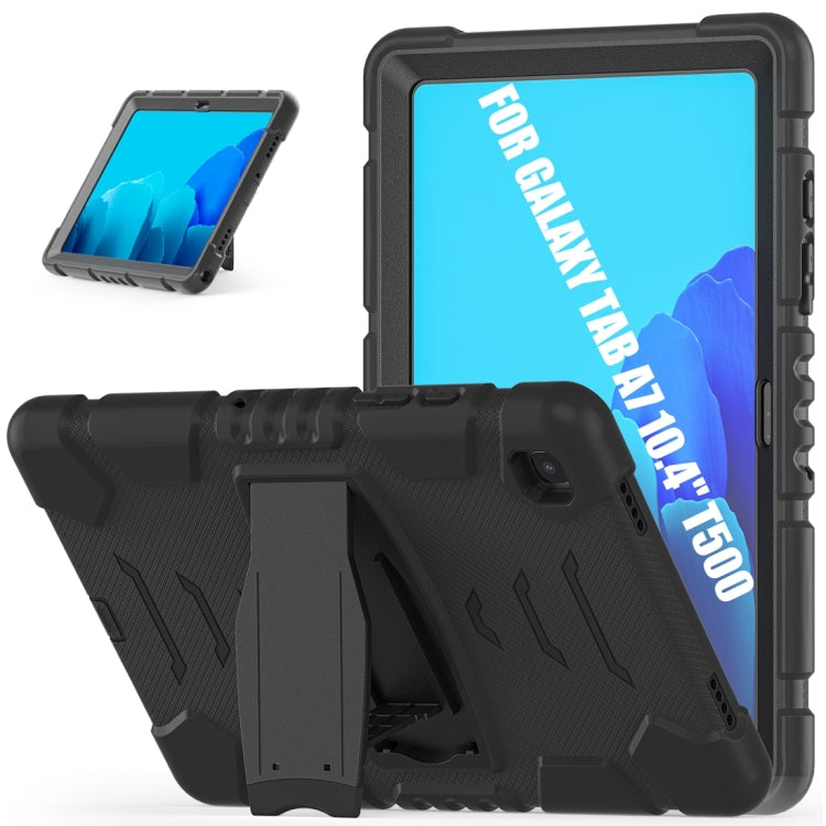 3-Layer Protection Screen Frame + PC + Silicone Shockproof Combination Case with Holder, For Samsung Galaxy Tab A7 T500, For Samsung Galaxy Tab A8.4 2020 T307, For Samsung Galaxy Tab A8.0 2019 T290