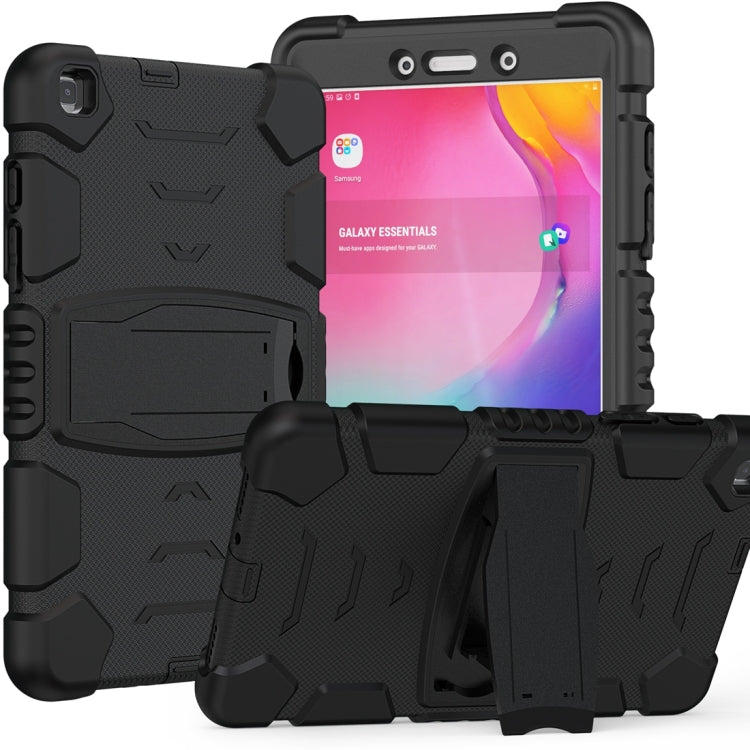 3-Layer Protection Screen Frame + PC + Silicone Shockproof Combination Case with Holder, For Samsung Galaxy Tab A7 T500, For Samsung Galaxy Tab A8.4 2020 T307, For Samsung Galaxy Tab A8.0 2019 T290