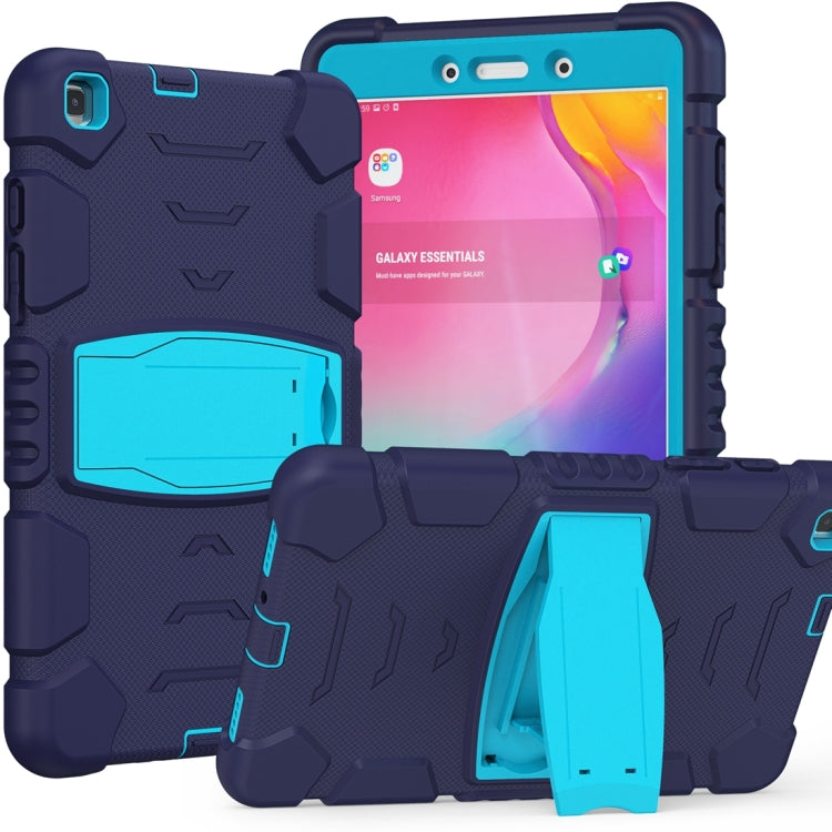 3-Layer Protection Screen Frame + PC + Silicone Shockproof Combination Case with Holder, For Samsung Galaxy Tab A7 T500, For Samsung Galaxy Tab A8.4 2020 T307, For Samsung Galaxy Tab A8.0 2019 T290