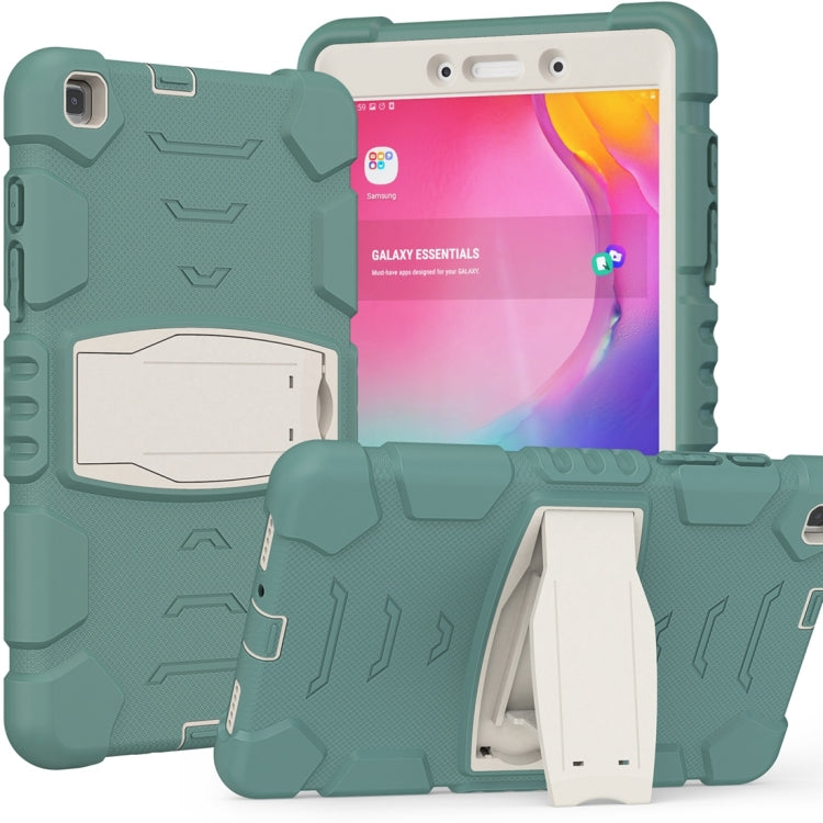3-Layer Protection Screen Frame + PC + Silicone Shockproof Combination Case with Holder, For Samsung Galaxy Tab A7 T500, For Samsung Galaxy Tab A8.4 2020 T307, For Samsung Galaxy Tab A8.0 2019 T290