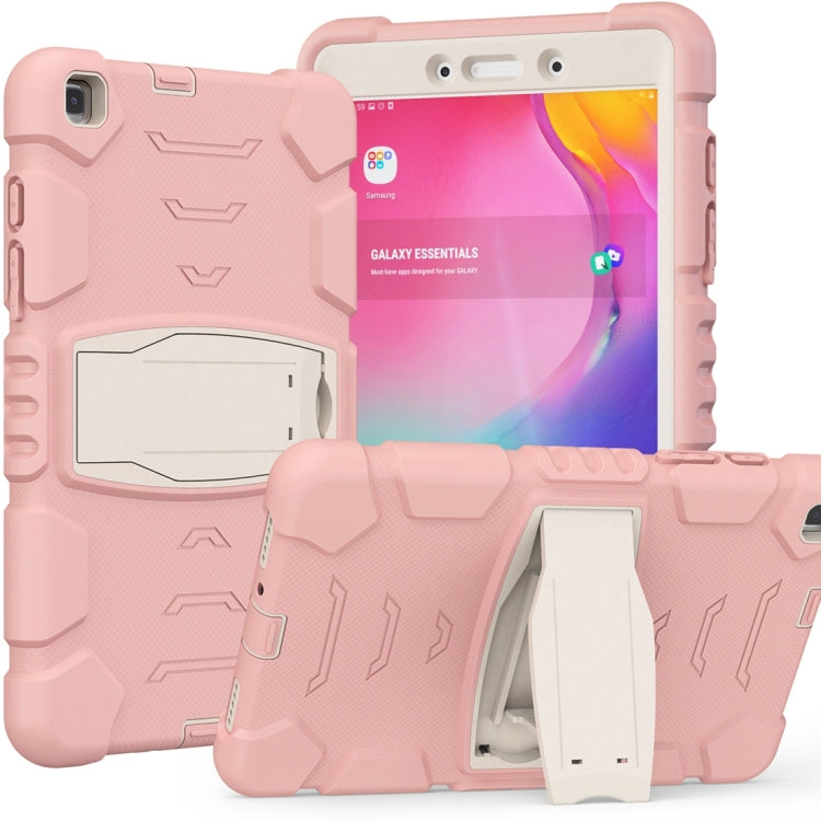 3-Layer Protection Screen Frame + PC + Silicone Shockproof Combination Case with Holder, For Samsung Galaxy Tab A7 T500, For Samsung Galaxy Tab A8.4 2020 T307, For Samsung Galaxy Tab A8.0 2019 T290