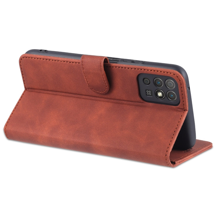 AZNS Skin Feel Calf Texture Horizontal Flip Leather Case with Card Slots & Holder & Wallet, For Honor Play 5T Youth, For Samsung Galaxy A22 4G, For Samsung Galaxy A32 5G, For Samsung Galaxy A42 5G, For Samsung Galaxy A82 5G