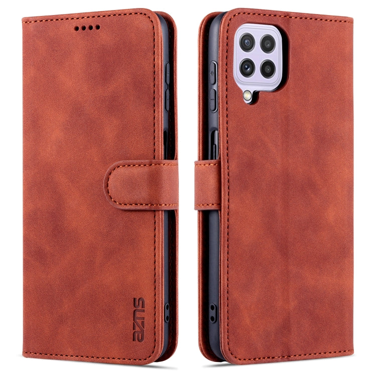 AZNS Skin Feel Calf Texture Horizontal Flip Leather Case with Card Slots & Holder & Wallet, For Honor Play 5T Youth, For Samsung Galaxy A22 4G, For Samsung Galaxy A32 5G, For Samsung Galaxy A42 5G, For Samsung Galaxy A82 5G