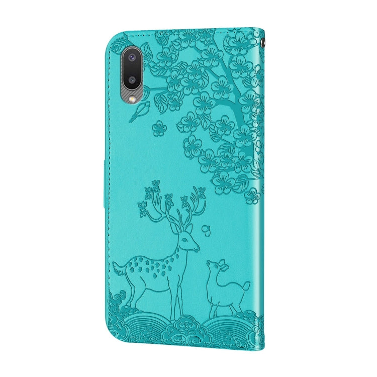 Sika Deer Embossing Pattern Horizontal Flip PU Leather Case with Holder & Card Slot & Wallet & Photo Frame, For Samsung Galaxy A02 EU Version, For Samsung Galaxy A02s EU Version, For Samsung Galaxy A03s 164mm, For Samsung Galaxy A10��������������������...
