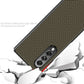 Solid Color Carbon Fiber Texture PU Shockproof Protective Case, For Samsung Galaxy Z Fold3 5G
