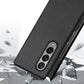 Carbon Fiber Texture Folding All Inclusive PU Shockproof Leather Case, For Samsung Galaxy Z Fold3 5G